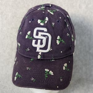 Very Rare New Era 9Twenty San Diego Padres Flower baseball cap